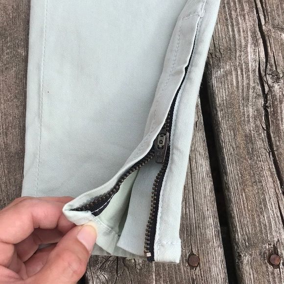 ⭐️ HP RAG & BONE Mint Green Ankle Jeans - Picture 5 of 9